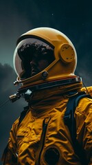 Portrait of Astronaut at spacewalk