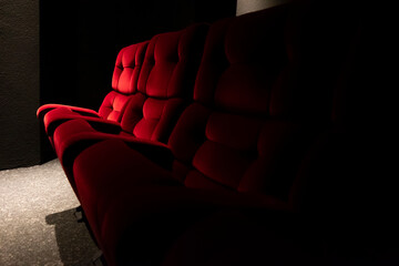 Movie Chair Illuminated in Switzerland.