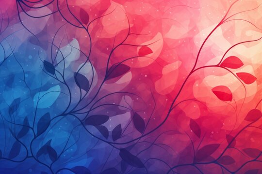 abstract background with autumn colors for October: Maroon, indigo, autumn awareness days, weeks and months