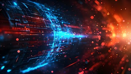 Obraz premium Cybersport background: Showcasing the intersection of technology in gaming, sports, and business. Concept Esports, Technology in Gaming, Business Ventures, Competitive Gaming, Digital Transformation