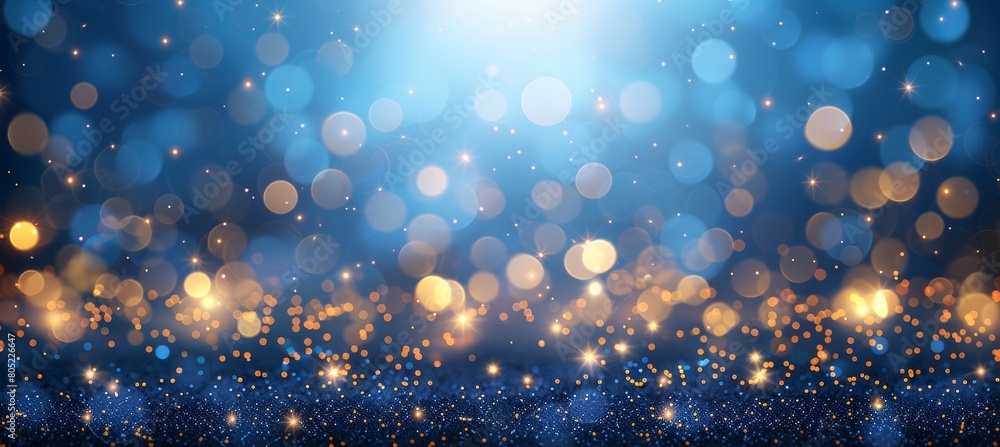 Aufkleber colorful background with vibrant bokeh lights and dots for visually captivating display