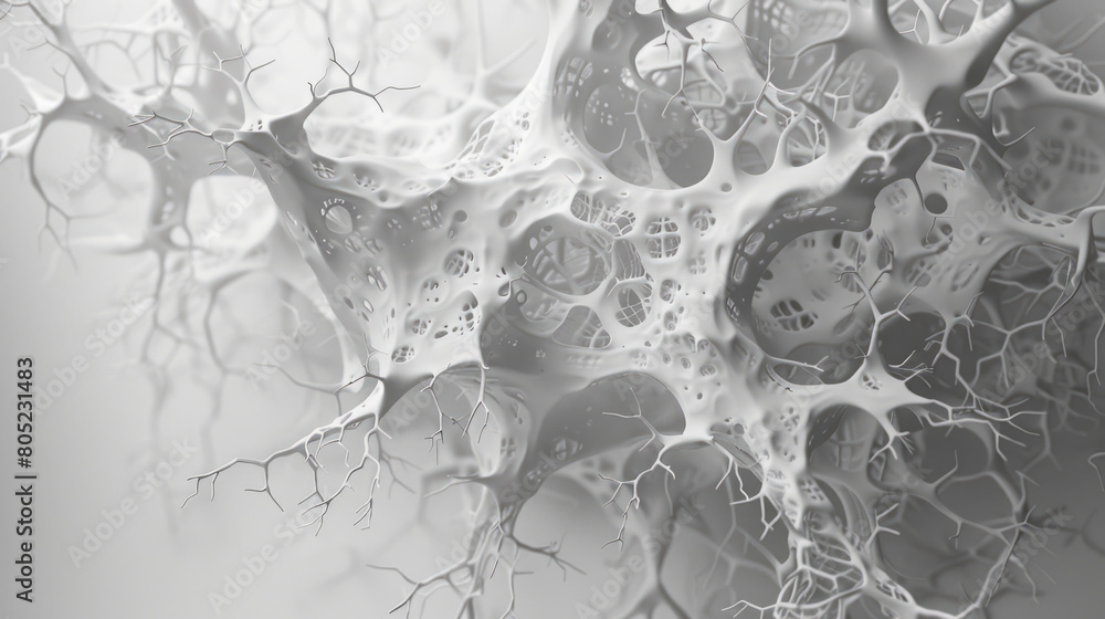 Poster paper sculpture of tangled web representing complex thoughts and cognitive processes.