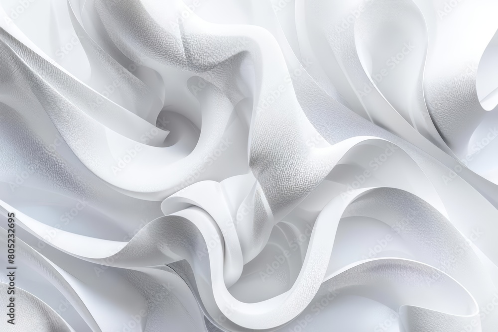Poster white luxury and light elegant dynamic abstract forms blend seamlessly in this modern shape presenta