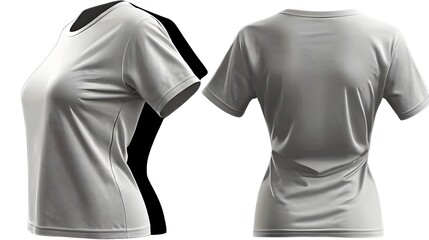 white t shirt template