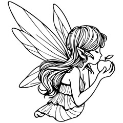 Sprite Fairy Illustration.