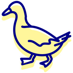 duck vector icon