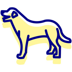 dog vector icon