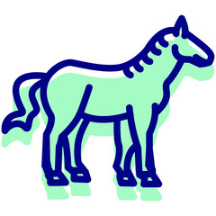 horse vector icon
