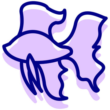 recommend clip art: betta fish vector icon