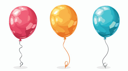 Text balloons over white background vector illustration