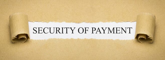 Security of Payment