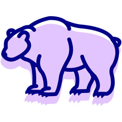bear vector icon