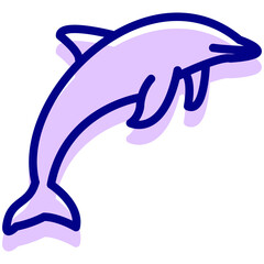 dolphin vector icon © khaled