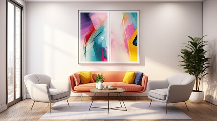 minimalist interior design poster