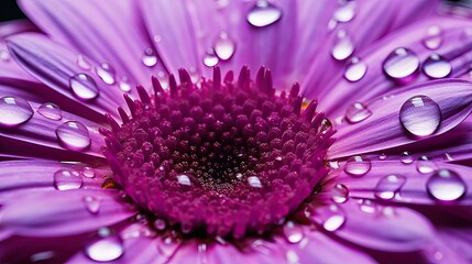 Obraz premium flower purple circle