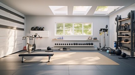 lighting garage interior