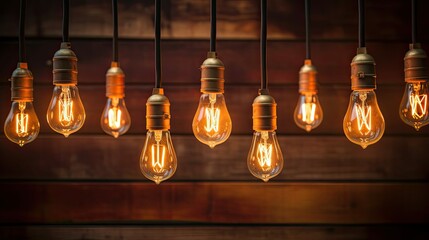 Obraz premium retro vintage light bulb
