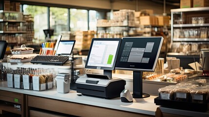 monitor point of sale equipment