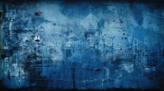 decay dark blue grunge