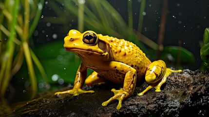 Fototapeta premium rainforest panamanian golden frog