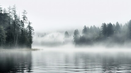 tranquil gray haze background