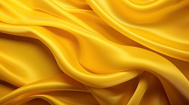 vibrant yellow background silk