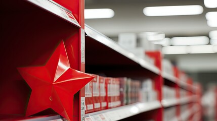 satisfaction star rating red