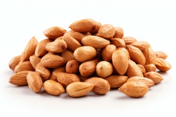 Obraz premium Delectable Salted roasted peanuts. Seed snack food. Generate Ai