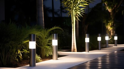 solar modern outdoor lights