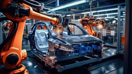manufacturing robot car production