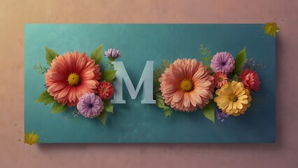 Flower Illustration suitable for banner advertisement, greeting cards gift card, mothers' day, woman's day