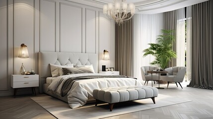 Fototapeta premium sleek interior modern
