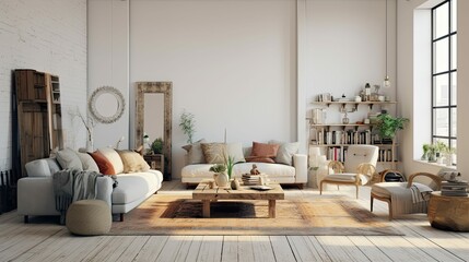 charming white wall interior