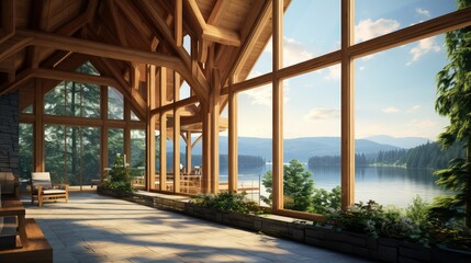 structure property timber frame