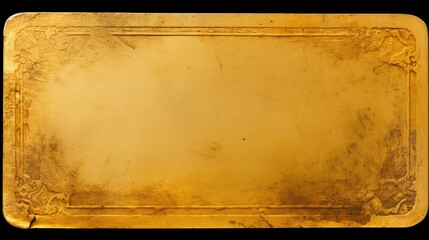 detail golden ticket blank