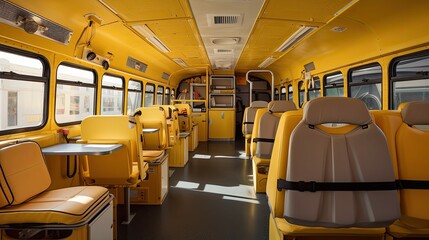 requirements school bus interior