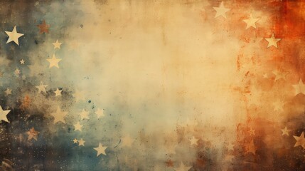 Obraz premium retro grunge stars background