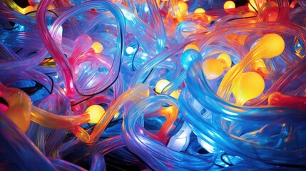vibrant tangled lights