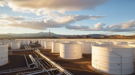 Obraz premium reserves oil and gas data
