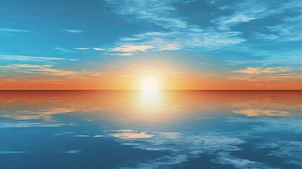 Obraz premium calm blue sky sunny