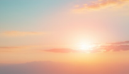 sun background with a pastel colored gradient
