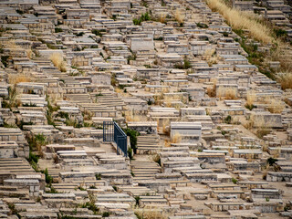 Jewish cemetery on the mount of Olives