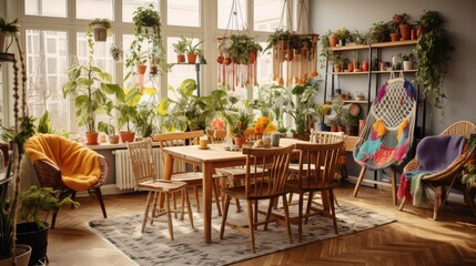 Obraz premium plants boho interior