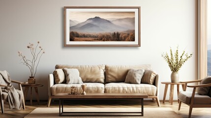 cozy blurred interior home frame