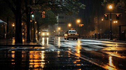 Fototapeta premium street gray light