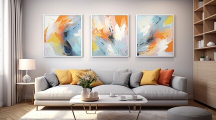 movement abstract oil