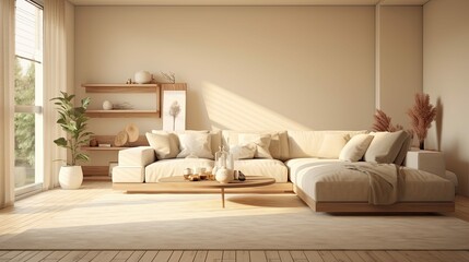 living beige room