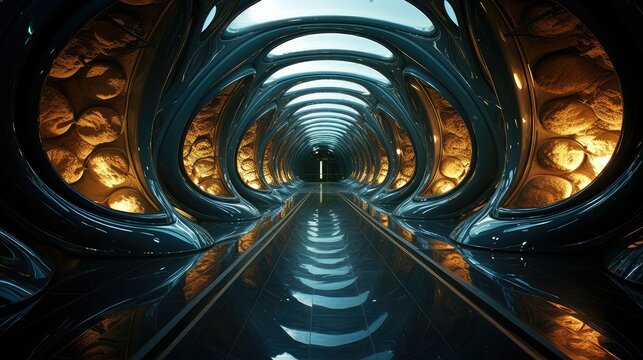 pods inside alien spacecraft