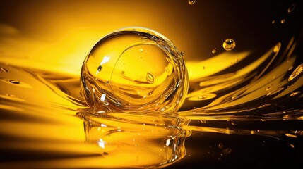 gold yellow liquid
