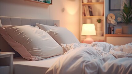 comfortable blurred residential home interior
